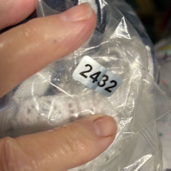 Cj Banks size 2X striped  lace hem back zipped sweater  tunic - Picture 5 of 5